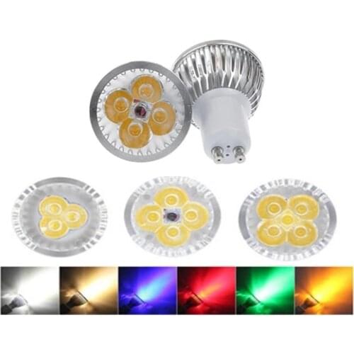 Lighting GU10 E27 GU5.3 LED Spotlight Dimmable LED Lamp 3W 4W 5W 110V 220V Red green blue Lampada LED Bulbs light Spot Candle
