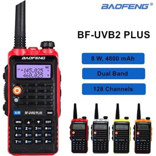 Baofeng BF-UVB2 Plus Two-way Radio Dual Band Walkie Talkie Baofeng UV 5R Series Portable CB Radio Ham Radio Handy FM Transceiver