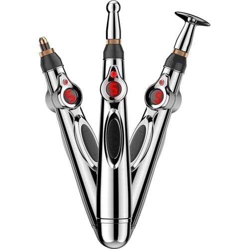 Electric Acupuncture Point Massage Pen Electronic Meridian Pen Pain Relief Laser Therapy Body Head Back Neck Leg Massager