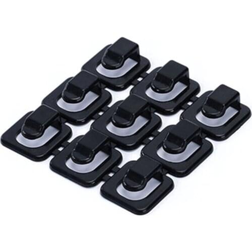 HOT-18 Pc line Cord Wire Line Organizer Clips Fixer Fastener Tidy Holder Desk Wall Organizer Tie Fixer Organizer Line Clamp