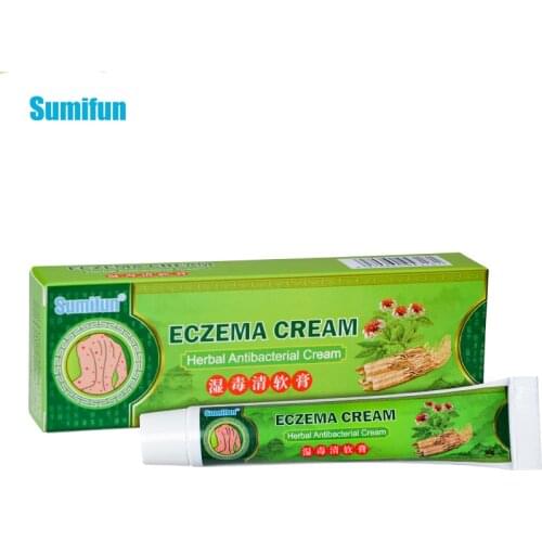 Sumifun 1box Treatment Psoriasis Cream Antibacterial Antipruritic Dermatitis Eczema Herbal Ointment Anti-itch Medical Plaster