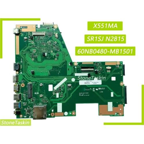 Best Value X551MA REV2.0 mainboard for ASUS X551MA Laptop Motherboard 60NB0480-MB1501 SR1SJ N2815 DDR3 100% Tested