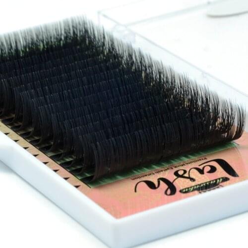 MASSCAKU 1 Case 0.05-0.25mm All Size CD Eyelash Extensions Mink Eyelash Extension Mink Black Fake False Eyelashes Curl