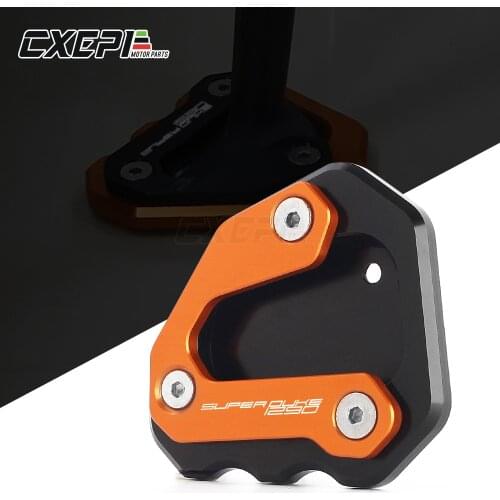 NEW For KTM 1290 Super Duke GT 2013-2015 2016 Motorcycle CNC Kickstand Side Stand Pad Extension Plate Enlarger Pad Accessories
