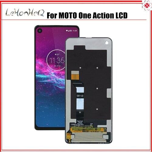 Test Original LCD For Moto One Action LCD Display For MOTO One Action XT2013 Display LCD Screen Touch Digitizer Assembly