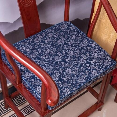 Chinese Style Seat Chair Cushion Quality Thicken Sponge Cushions For Dining Chair Student Stool Buttock Pad Tatami Mat 9 Colors