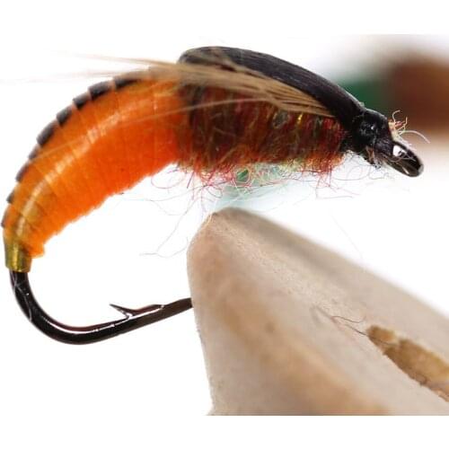 1PC Fly Fishing Lure Trout Nymph Dry/Wet Flies Nymphs Artificial Bait