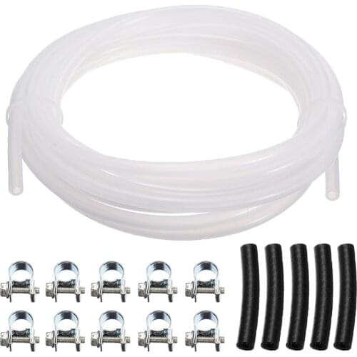 Transparent Heater Fuel Pipe Line Hose Clamp Clip Kit 89031118 Car Heater Fuel Tank For Webasto Eberspacher Heater Accessories