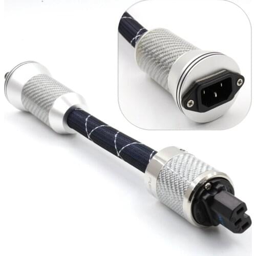 Flux-50 NFC Top End Performance FI-50 Rhodium Plated Audio Power Filter 30CM