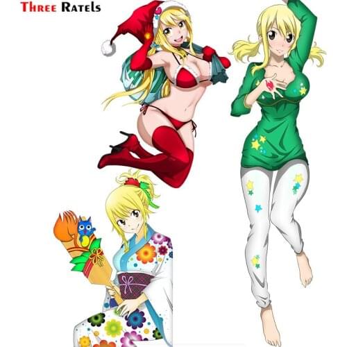 Three Ratels F219 Lucy Heartfilia Anime Fairy Tail For Car Body Sticker Auto Accessories Laptop Helmet Waterproof Decoration