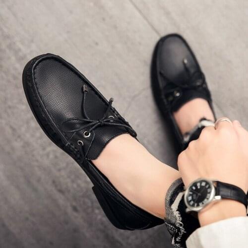 Men Shoes Spring Men Shoes Breathable Business Mens Casual Fashion Mens Comfortable Leather Tide Trend Classic Light