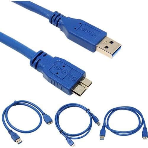 0.5m 1m 1.8m New Super USB 3.0 Standard A Type Male to Micro B MaleUSB3.0 Male 0.5m 1m 1.8m cable