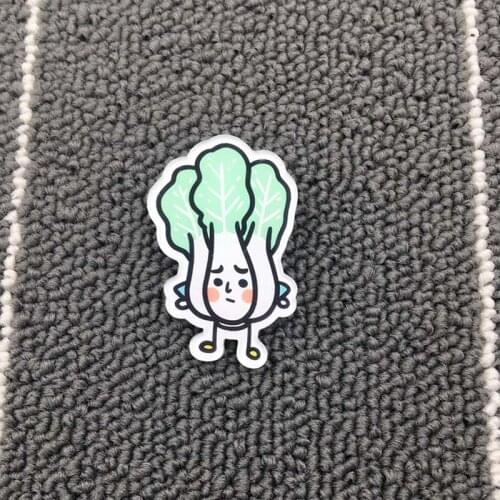 100 pieces/lot Acrylic Pins Bear Duck Dinosaur Dog Ice Cream Clothes Brooches Badges DIY Backpack Icon Button Cartoon Accessory