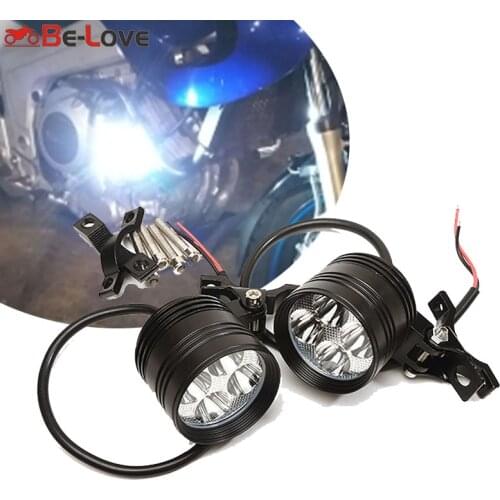 12V LED spot head lights For SUZUKI V-Strom 650 1000 250 Vstrom DL250 DL650 DL1000 White Motorcycle headlights auxiliary lamp