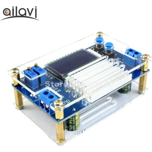 12A Buck Converter Constant Voltage Constant Current LCD Display Voltage Current Adjustable Step-down Power Supply Module