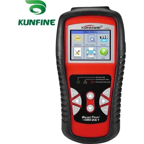 KW830 OBD2/EOBD Car obd Diagnostic tool Auto Scanner Automotive OBDII Fault Code Reader better than AD510 and MS509