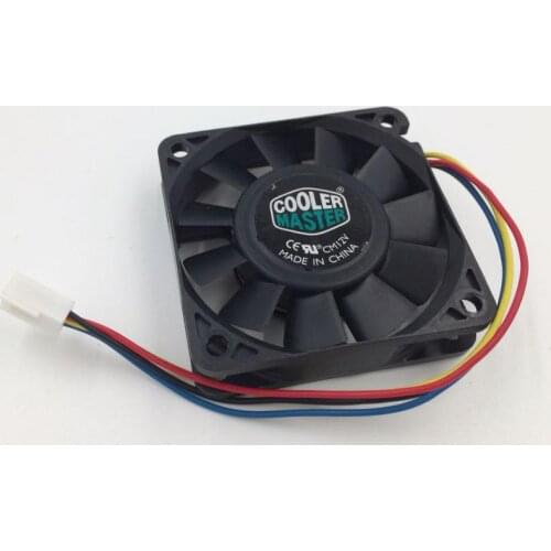 Original For Nidec D06R-12PS1 12V 0.20A 60*60*15MM 6CM 4 wires PWM double ball-bearing computer cooling fan