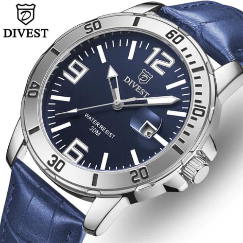 NORTH Top Brand Luxury Mens Watches Dark Night Date Clock Men Watch Casual Sport Waterproof Calendar Quartz Clock Relogio Mascul