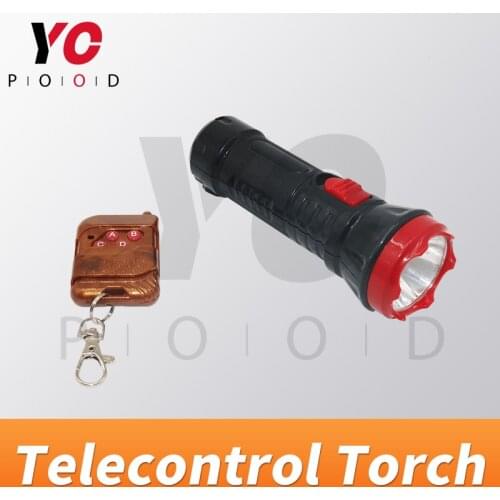 YOPOOD Telecontrol Torch room escape Press Button B to control Torch light on or off Takagism Game in Chamber Room