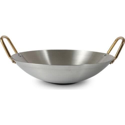 New Thickened Stainless Steel Pot Thickened Pot Household Dry Pot Hot Pot Outdoor Cooking Pot Chafing Dish Stove Soup Pan