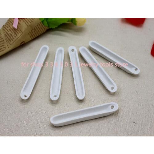 Quartz Crucible Melting Boat for Platinum Casting Jewelry Mould 6 pcs 7.5cm x 0.75cm