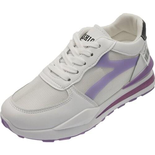 Summer Fashion Ladies Mesh Sneakers All-match Simple Style Comfortable And Breathable Rubber Sole Soft Non-slip Running Shoes