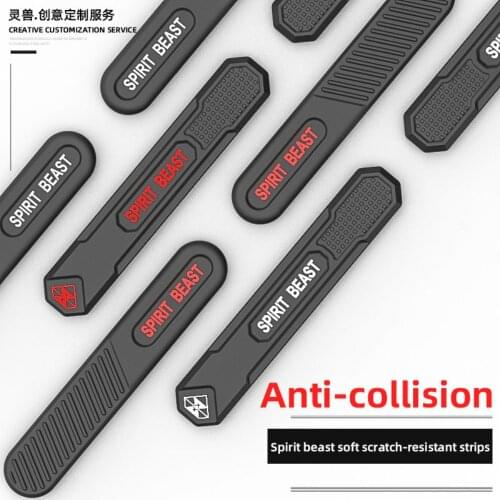 Spirit Beast Motorcycle Anti-scratch Strip Bar Sticker Decals for Yahama Honda Suzuki Ktm Bwm Kawasaki Car Door Protect Sticker