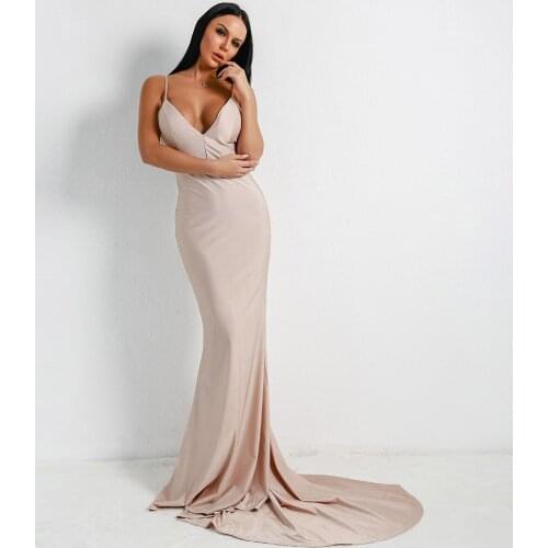 New Elegant Mermaid Floor-length Evening Dress, Sexy High-slit Evening Dress, Inexpensive Evening Dresses for the Prom Dress 201