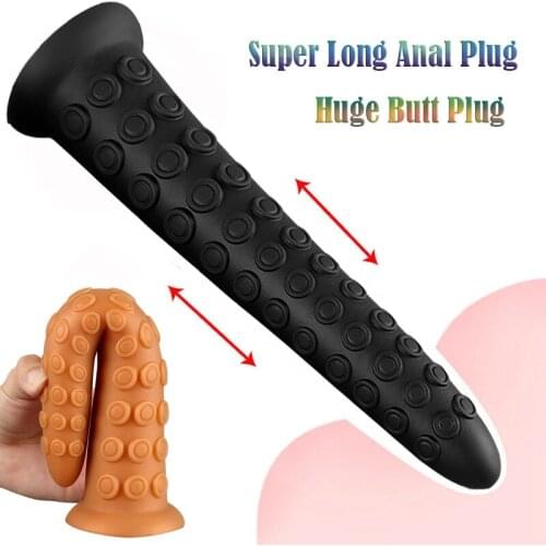 Huge Octopus Tentacles Anal Plug Silicone Octopus Sucker Butt Plug Tail Prostate Massager Women Men Anal Sex Toys/Dilator/Dildos
