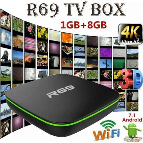 Smart TV Box Android 7.1 2GB+16GB H3 Quad-Core H.265 3D Youtube Media Player 2160P Video Decoder Set top Box