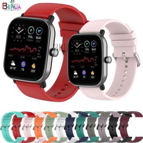 WatchBand Strap For Amazfit GTS 2 Mini Smart Silicone Wristband For Huami Amazfit GTS 2 2e Neo GTR 42mm Bracelet Watchstrap bel
