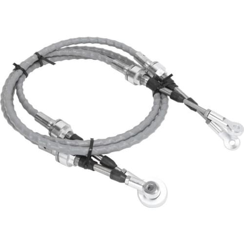 RSX Shifter Cables Shifter Cables Rubber + Stainless Steel Replacement for K20 K24 K Swap EG EK K-Series Civic Crx for Car