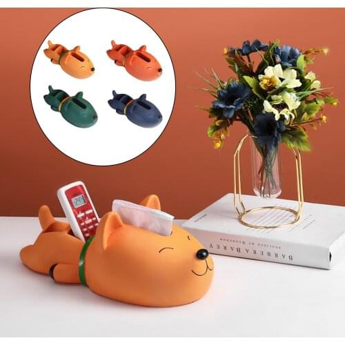 Nordic Tissue Box Doggy Sculpture Napkin Holder Living Room Bathroom Bar