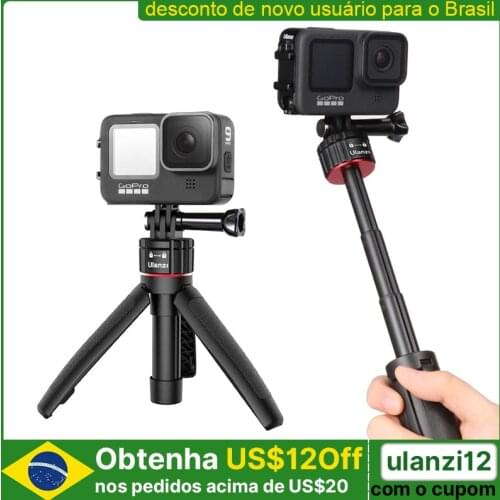 Quick Switch Extend Gopro Stick Tripod for Gopro 9 8 7 Max Action Camera Vlog Tripod Selfie Accessories