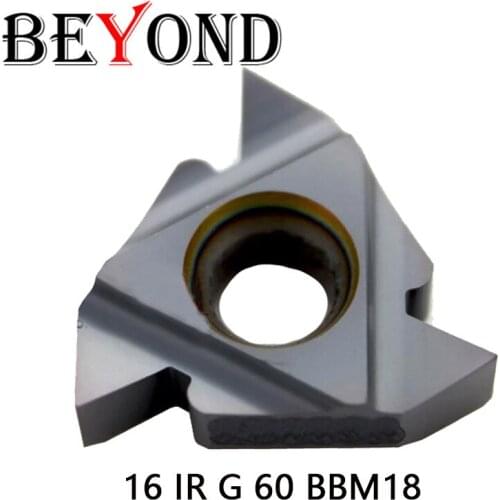 BEYOND 16IR G55 16IR G60 BBM18 carbide inserts cnc 16 IR for lathe tunring threading tool holder cnc blade SNR SNR0016 SEL steel