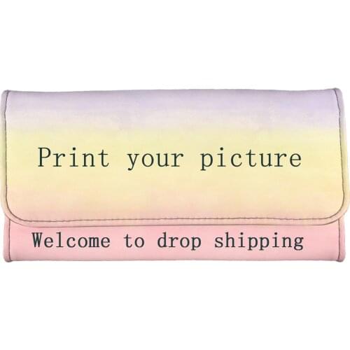 Twoheartsgirl Fashion Custom Wallets for Women Pu Leather Purse Multifunction Card Holder Female Clutches Zipper Long Money Bags