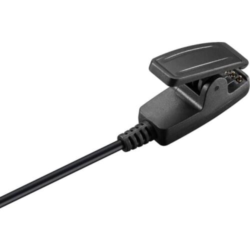1M Charging Cable Database Charger With Clip 5V For Garmin Forerunner 235 630 230 735XT 35/30 ForeAthlete 35J Approach S20 Watch