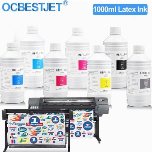 1000ml/Bottle Original Latex Ink For HP 831 For HP Latex 110 300 310 315 330 335 360 365 370 560 570 Inkjet Printer Latex Ink