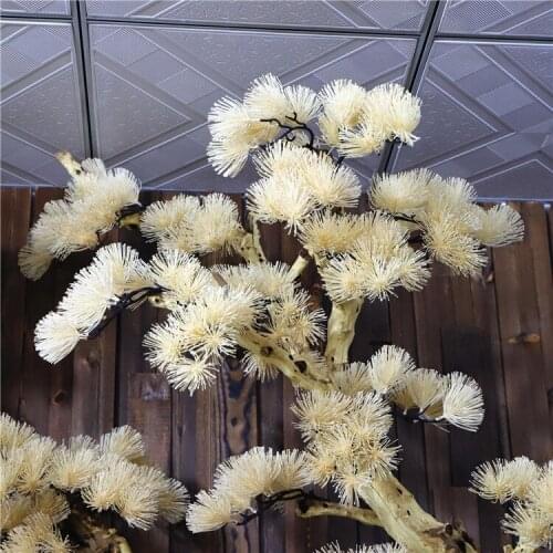 5pcs/ lot Artificial Pine Needles Fake Pine Cypress Branches Tree Artificial Plants For Christmas Wedding Home Office Decoration