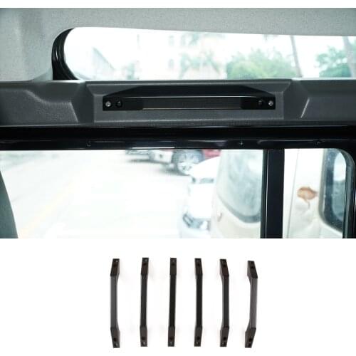 For 2004-2018 Land Rover Defender 90 110 alloy roof handle trim strip car interior modification accessories