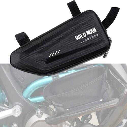 For Yamaha MT-01 MT-07 MT-09 MT-10 MT-25 XJ6 FZ1 FZ6 FZ8 Motorcycle modified side bag waterproof hard shell triangle bag kit