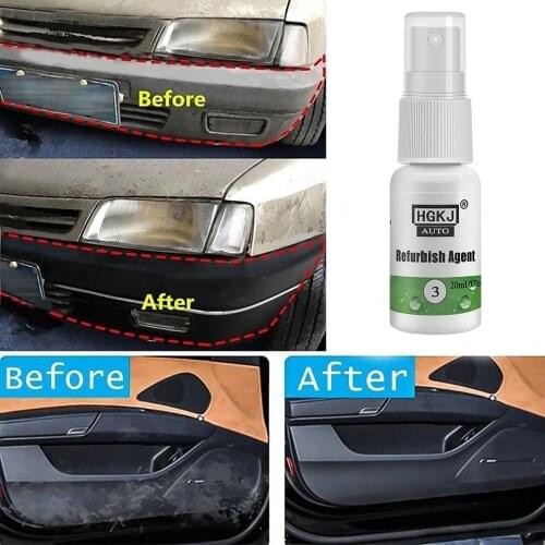 HGKJ-3-20ml×2 with Sponge of Car Leather Repair Polish for Plastic Car Interior Cleaning Liquid Leather for Cars Interior Parts