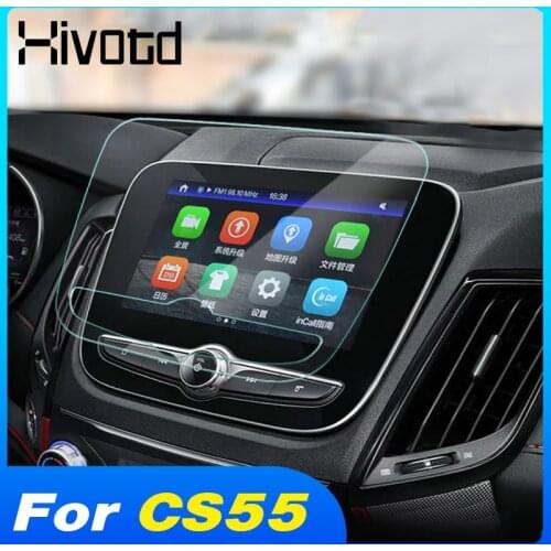 Hivotd Navigation Film GPS Display Screen Protection Sticker Membrane Anti-Scratch Interior Accessories For Changan CS55 2020