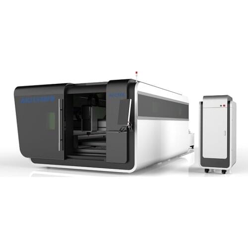 Copper Fiber Laser Cutting Machine 1kw 1.5kw 2kw 3kw Full Closed Sheet Metal Cutter