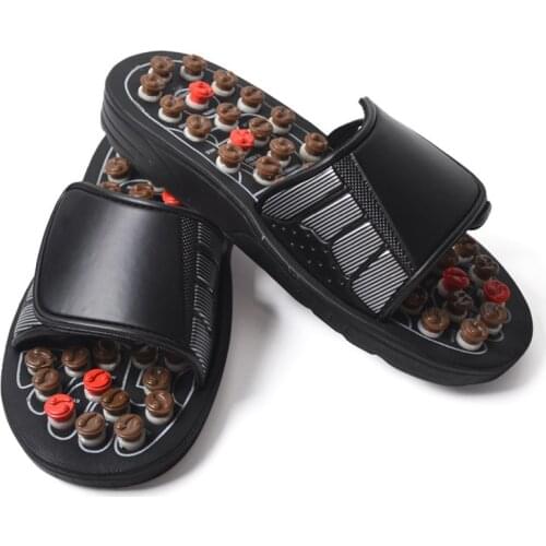 Massage Slipper Shoes For Mens Chinese Medicine Pedicure Accupressure Foot Treatment Healthcare Acupoint Slippers Flip Flops
