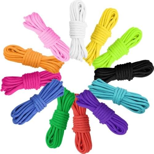 Multifunction Paracord Ropes 12 Colors 10 Feet,Tent Rope Parachute Cord Outdoor Survival Rope Making Ianyards,Keychain,Carabiner