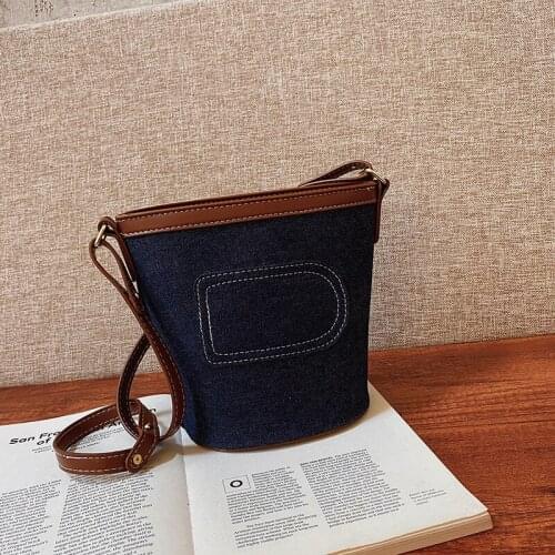 Fashion Shoulder Bag Retro hit womens crossbody bag Female Designer Leather blue simpl small cheap handbags 2021 womens bran
