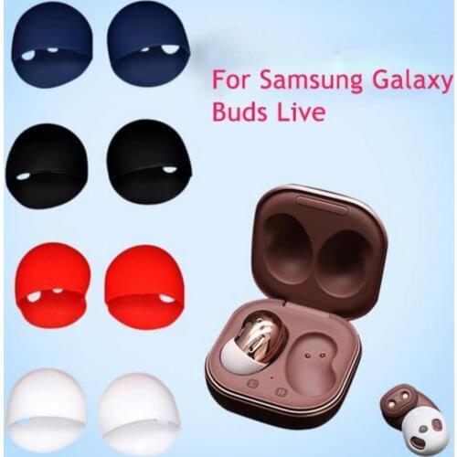 Soft Silicone Ear Tips For Samsung Galaxy Buds Live Wireless Earphone Buds Live Sleeve Eartips Earbuds Cover Caps Accessories