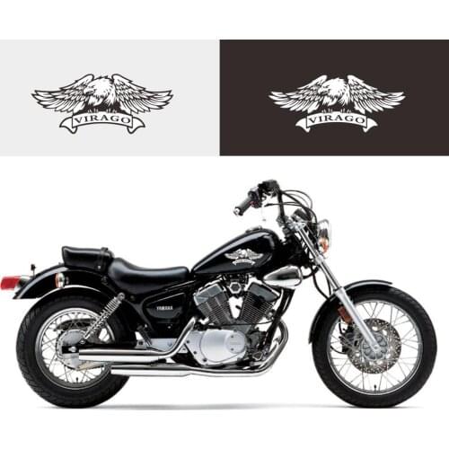 Custom Eagle Logo Stickers Fuel Tank Decals Vinyl Sticker For Yamaha Virago XV250 XV400 XV535