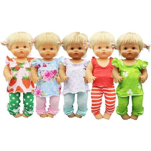 2020 New Summer wear doll Clothes Fit 42cm Nenuco Doll Nenuco su Hermanita Doll Accessories